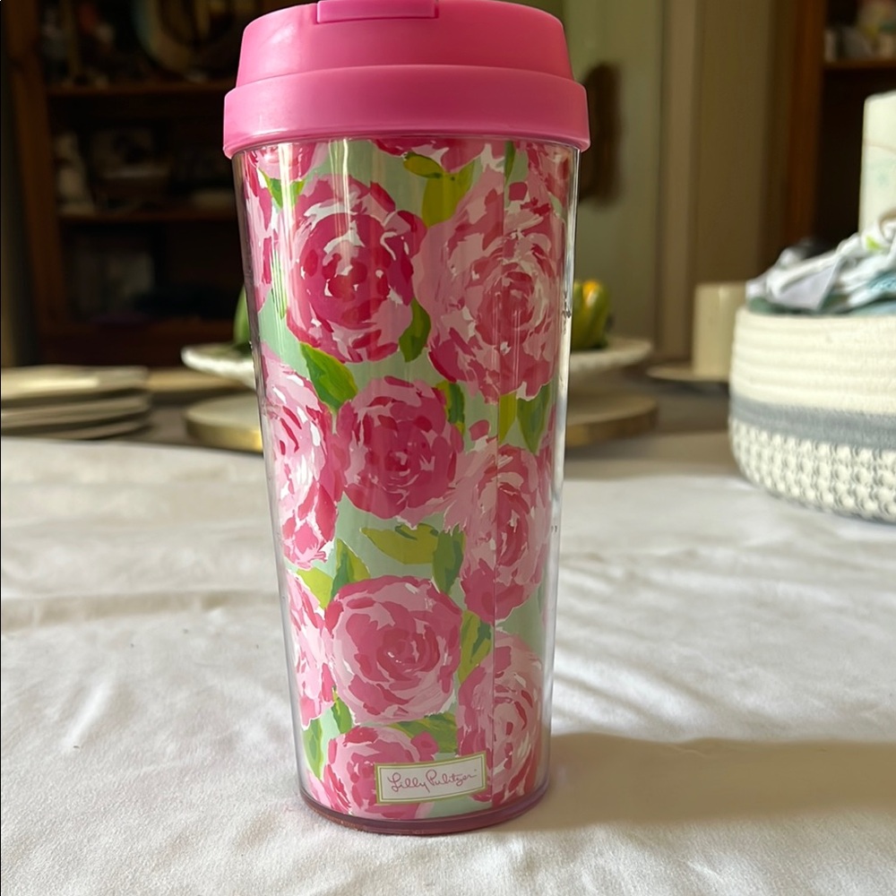 Pink Floral Tumbler - Picture 1 of 4